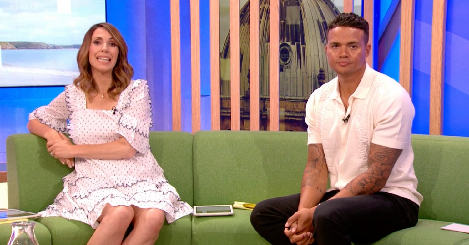 Alex Jones and Jermaine Jenas on The One Show