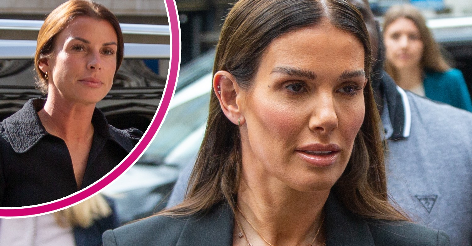 Coleen Rooney arriving at the Wagatha Christie trial