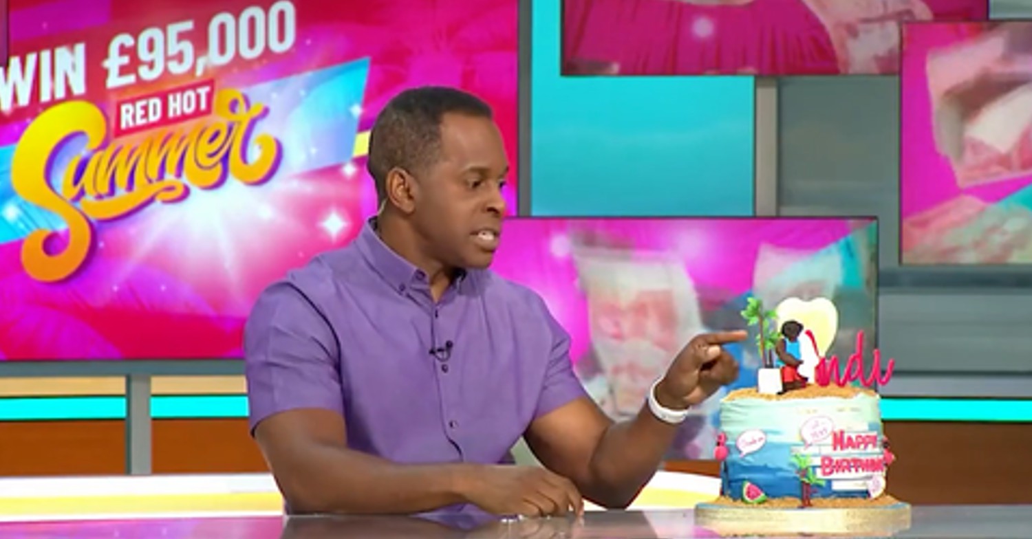 Andi Peters on GMB today