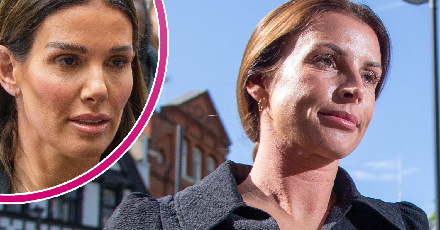 Coleen Rooney and Rebekah Vardy at the Wagatha Christie trial