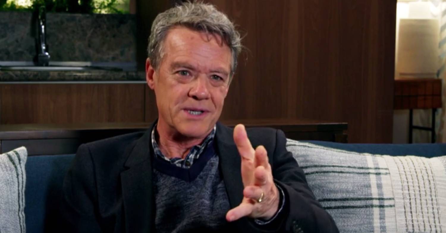 Neighbours cast member Stefan Dennis makes his point