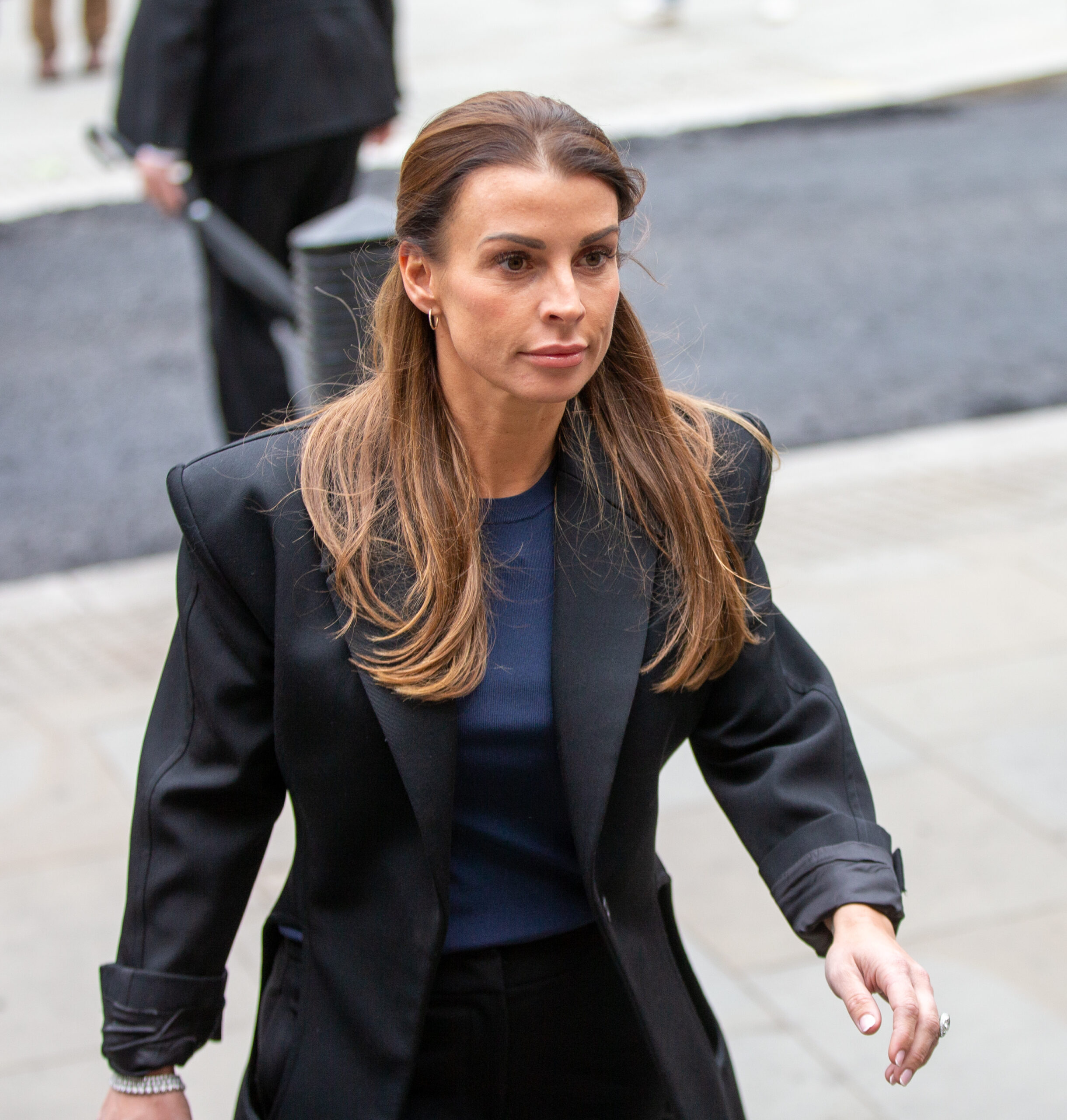 Coleen Rooney arrives at Royal Courts of Justice