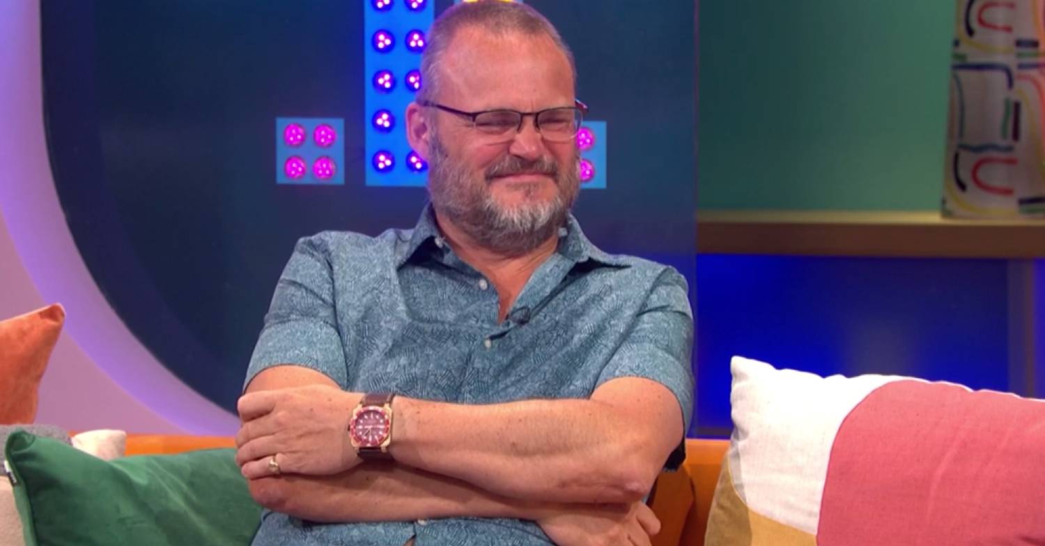 Al Murray frowns on Sunday Brunch today