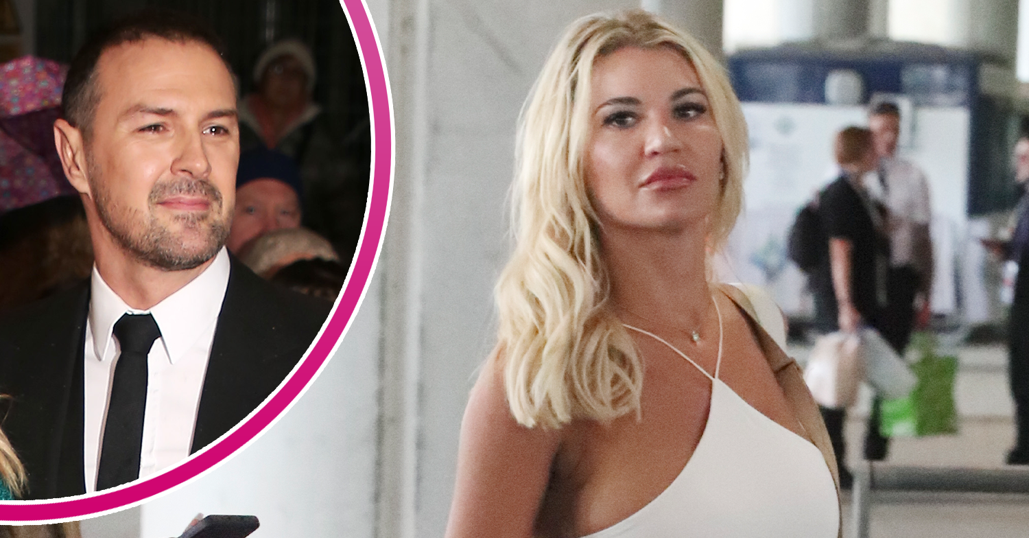 Christie McGuinness looking sad and Paddy smiling