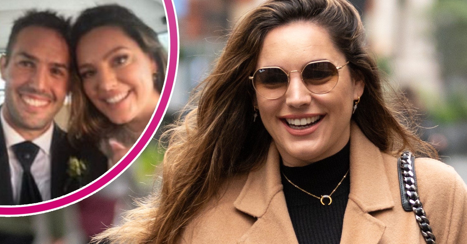 Kelly Brook on Instagram at her wedding to Jeremy