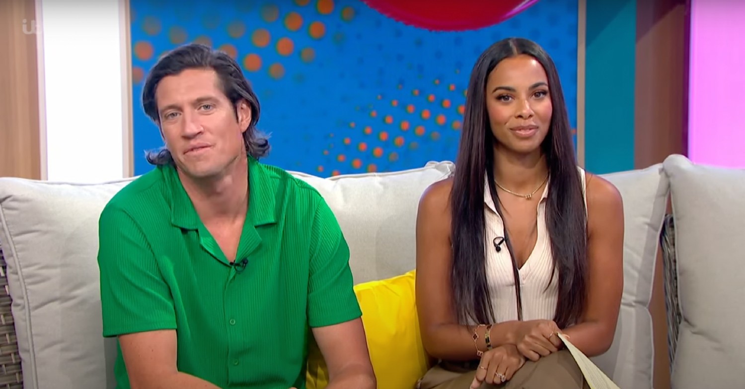 Vernon Kay and Rochelle Humes on This Morning today