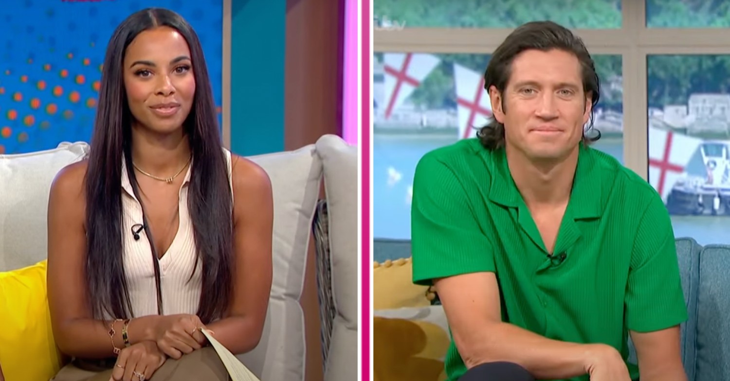 Rochelle Humes and Vernon Kay on This Morning today
