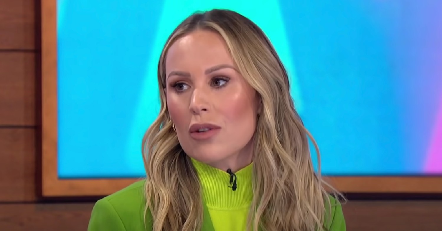 Kate Ferdinand on Loose Women green jacket loose hair