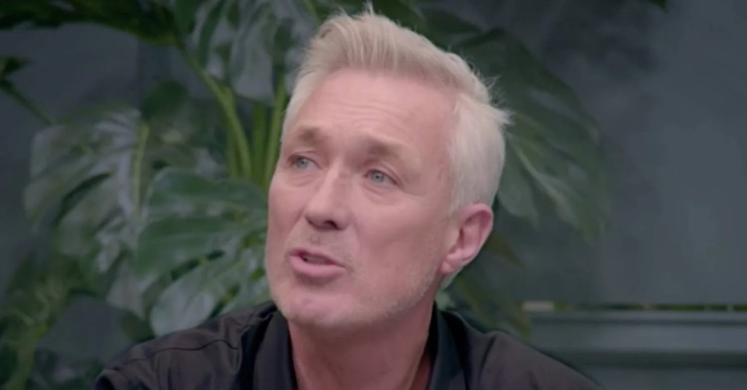 Martin Kemp looking sad
