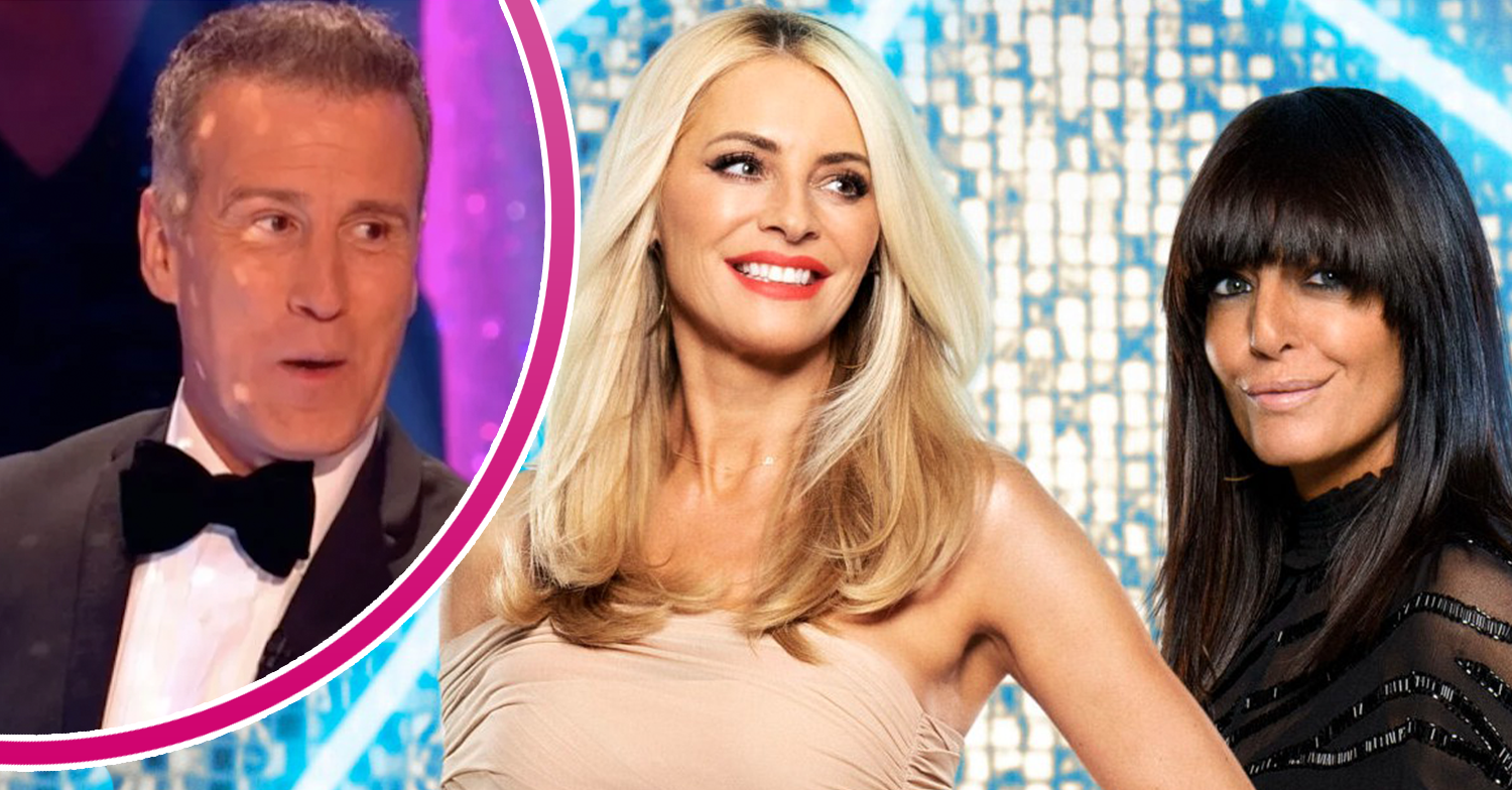 Tess Claudia and Anton on Strictly