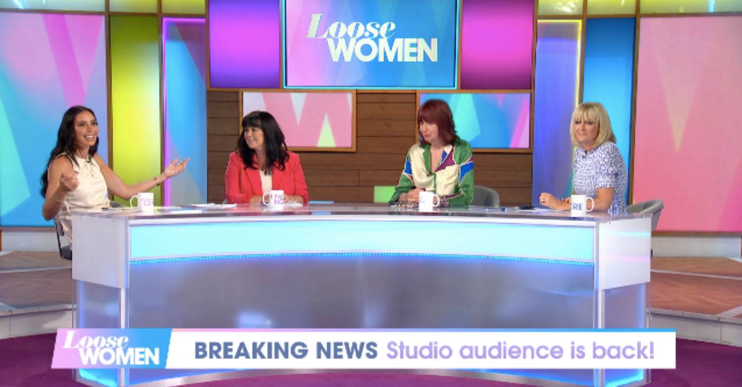Christine Lampard speaks on ITV Loose Women today