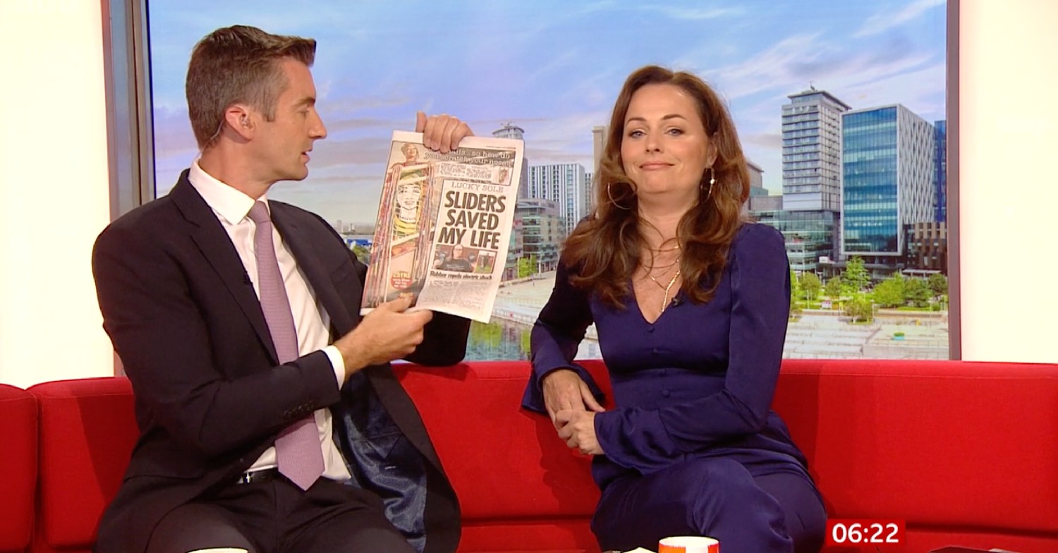 Ben Thompson and Victoria Fritz on BBC Breakfast today