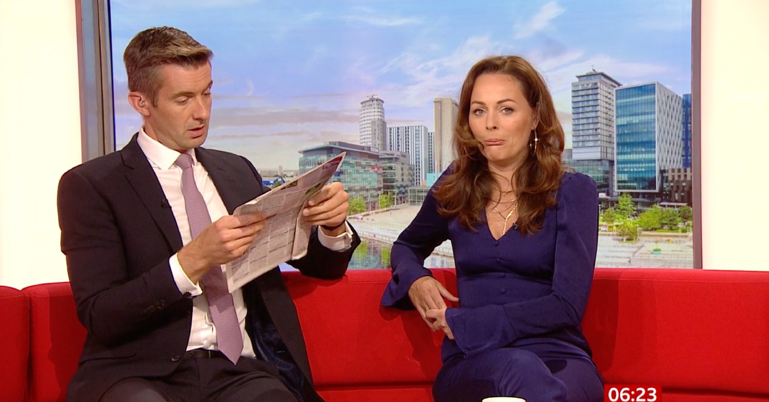 Ben Thompson and Victoria Fritz on BBC Breakfast today