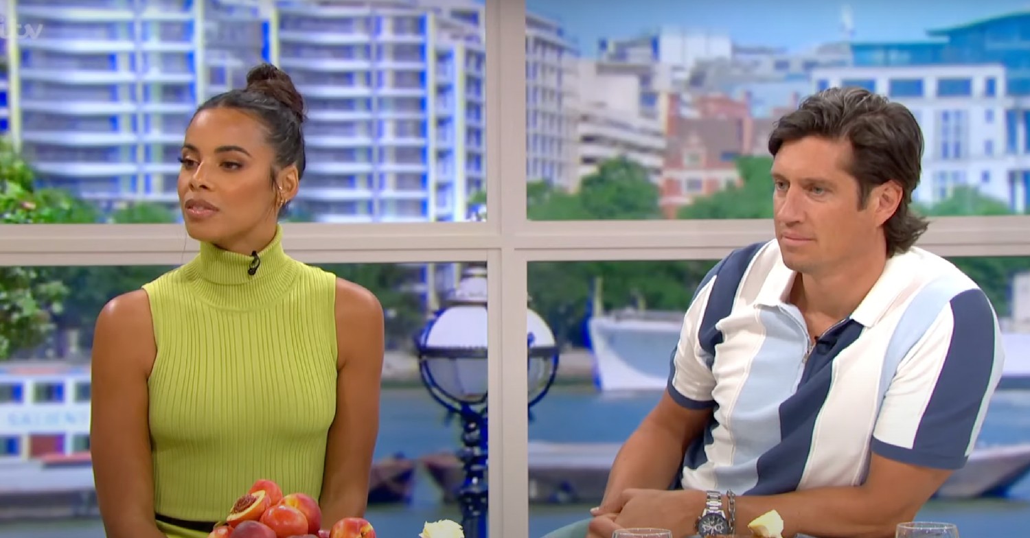Rochelle Humes and Vernon Kay on This Morning today 