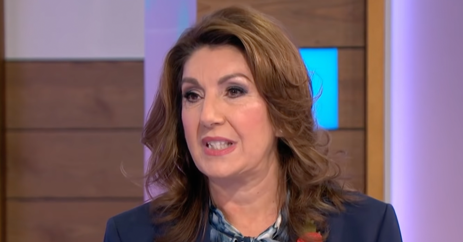 Jane McDonald being interviewed on Loose Women