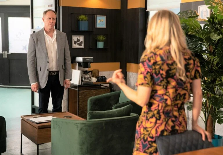 Sarah and Stephen in Coronation Street