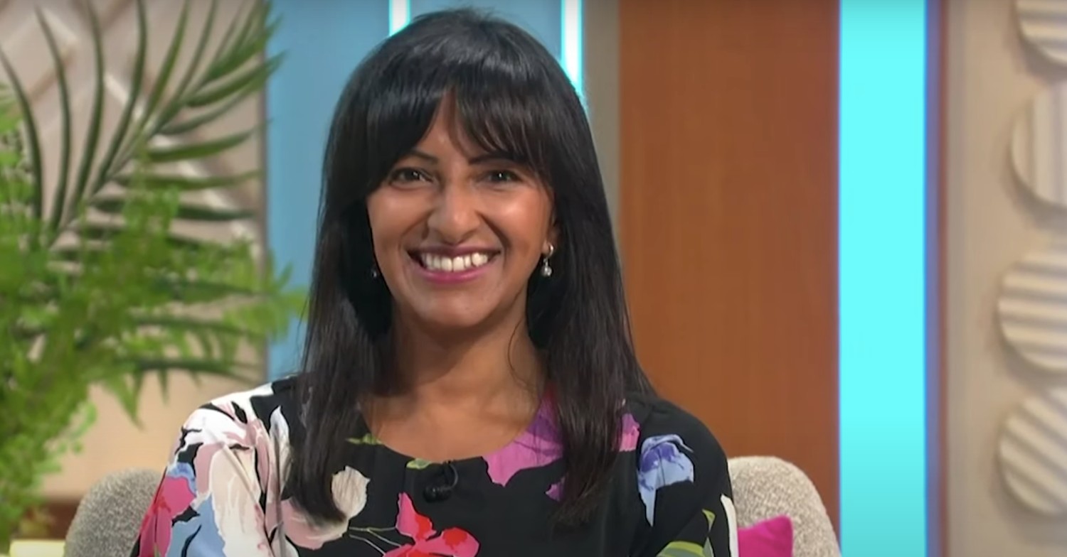 Ranvir Singh smiling on Lorraine
