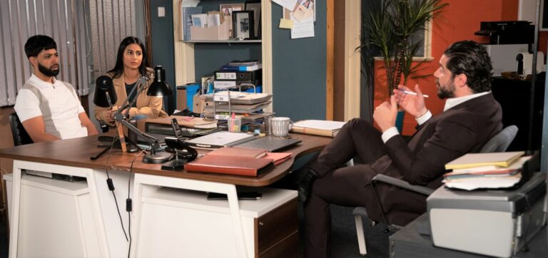 Alya and Zeedan in Coronation Street