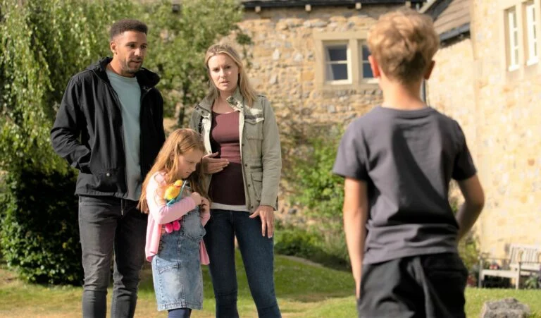 Dawn, Billy and family in Emmerdale