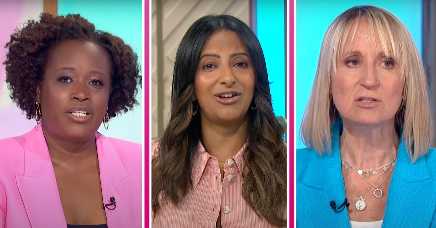 Charlene White, Ranvir Singh, Carol McGiffin on Lorraine and Loose Women