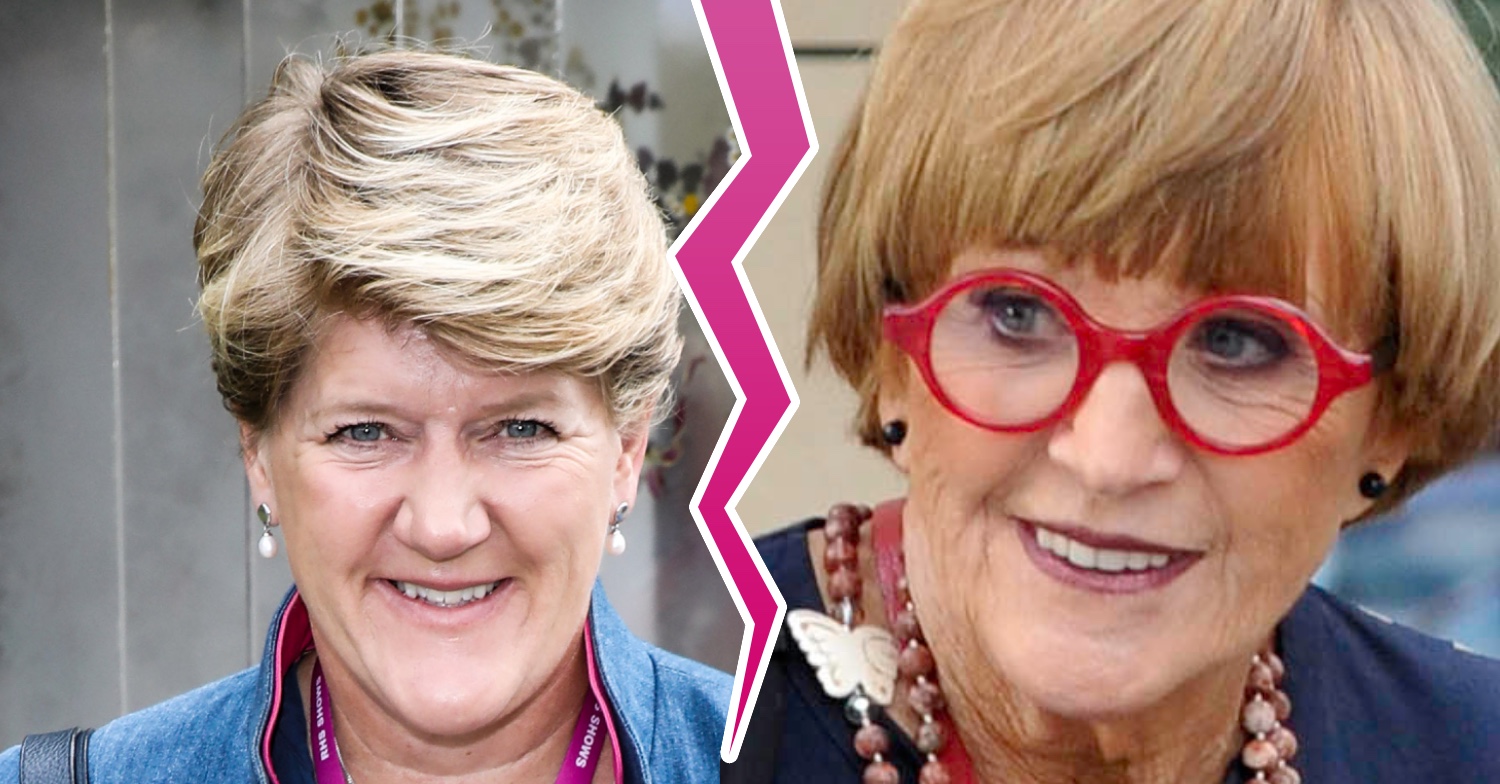Clare Balding and Anne Robinson smiling