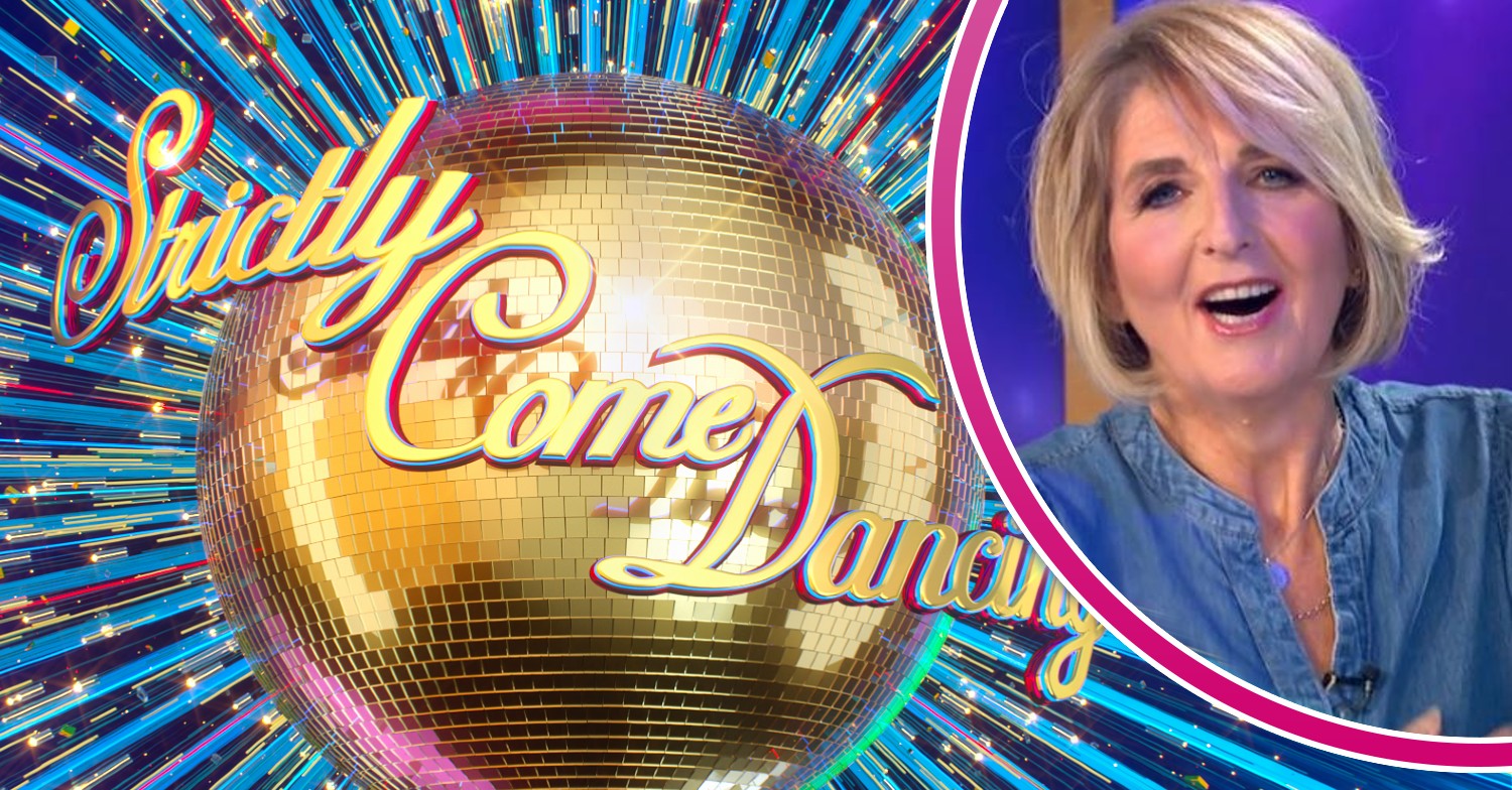 Kaye Adams on Loose Women today and Strictly logo
