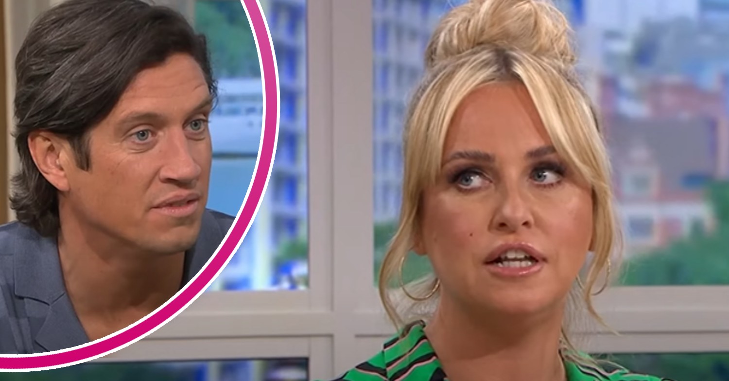 Vernon Kay and Josie Gibson talking on This Morning today