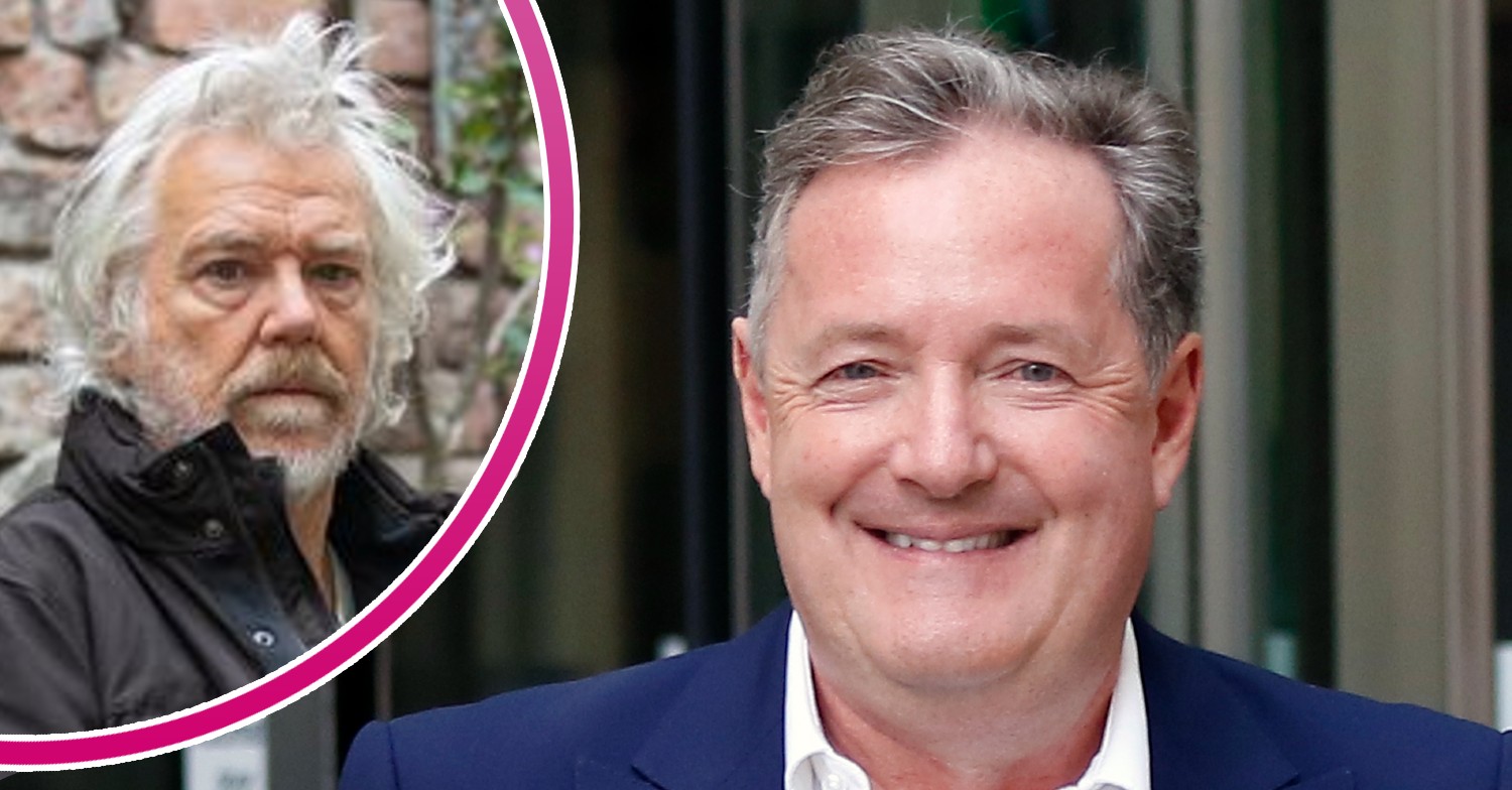 coronation street piers Morgan smiling nad baddie Stu grimacing