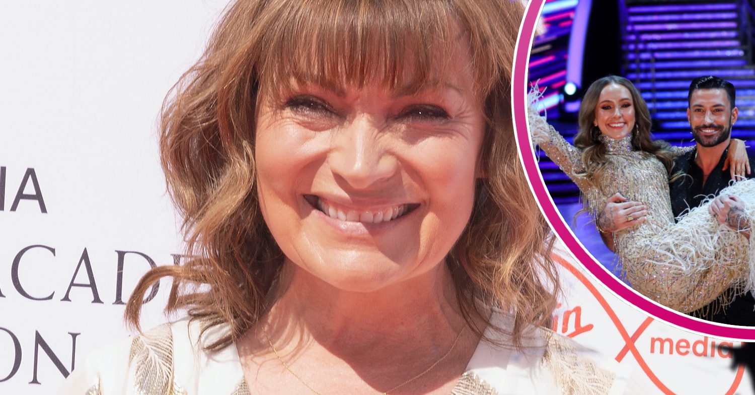 Lorraine Kelly and Strictly Come Dancing stars Rose and Giovanni