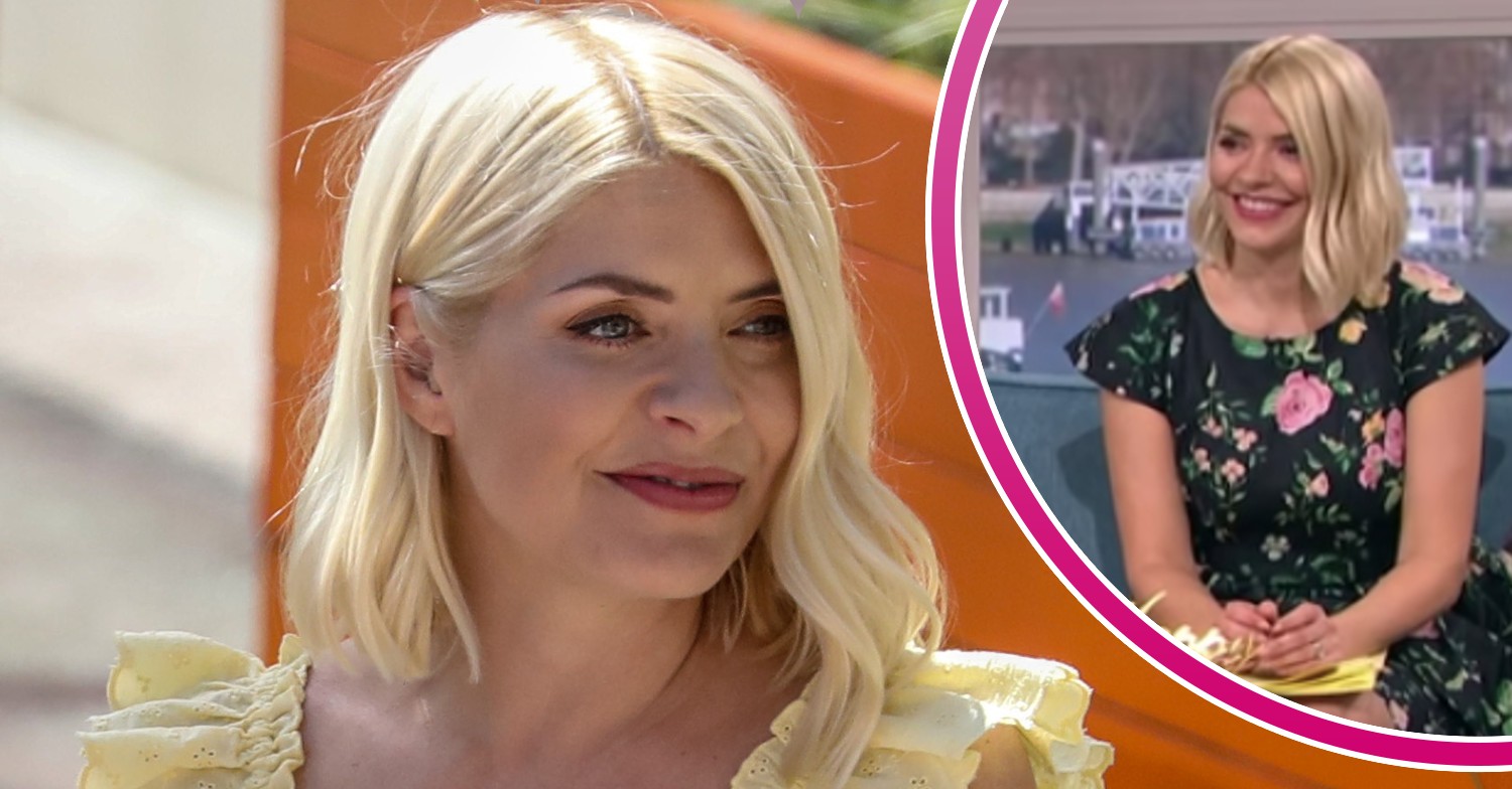 Holly Willoughby smiles on This Morning