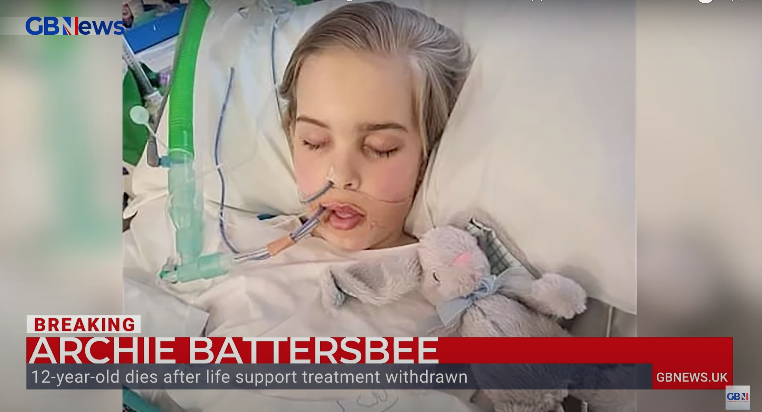 Archie Battersbee in hospital