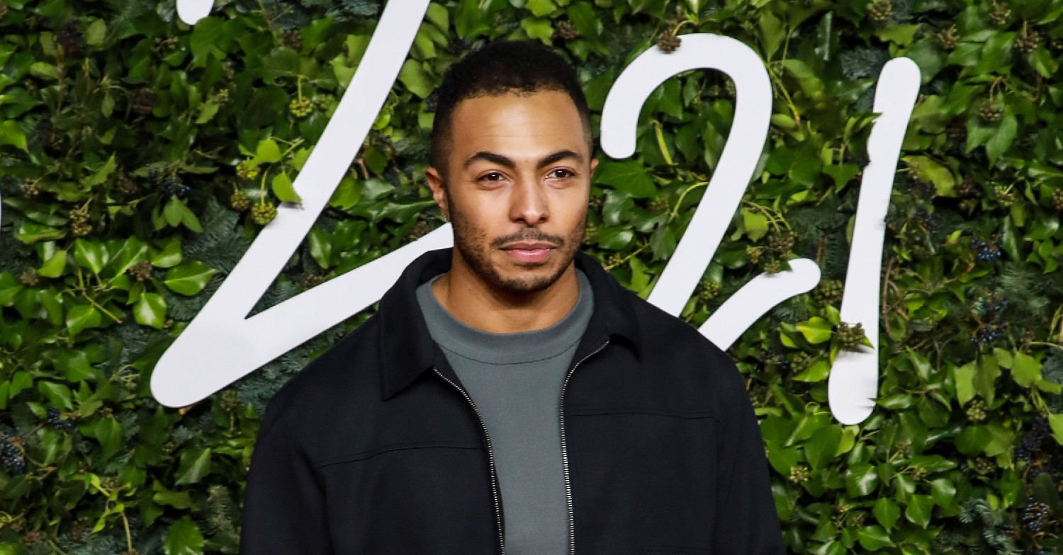 Tyler West posing at The Fashion Awards 2021