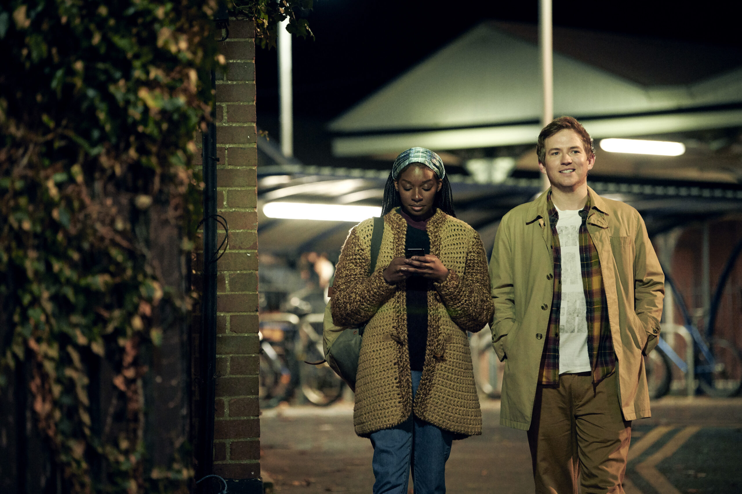 Jack Holden as Adam, he walks alongside Jessica in Marriage on BBC One