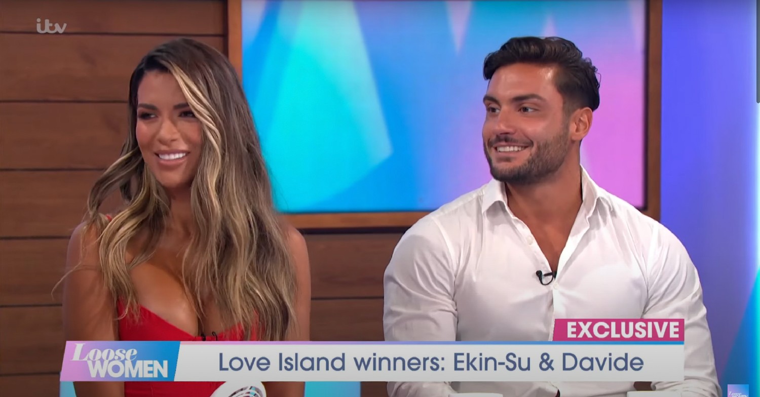 Ekin-Su and Davide on Loose Women