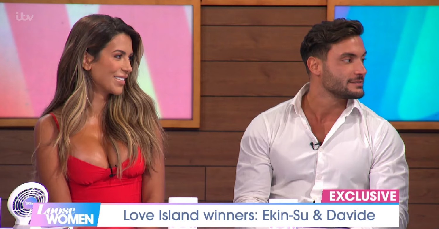Ekin-Su and Davide on Loose Women today
