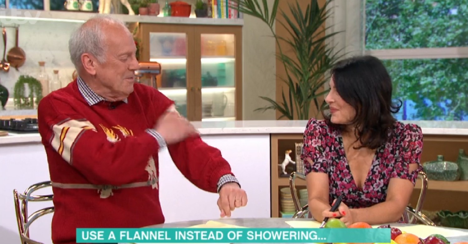 Gyles Brandreth and Lucrezia on This Morning today