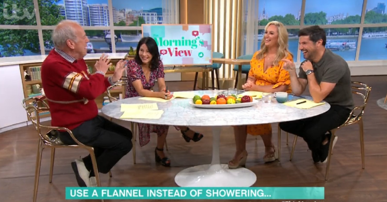 Josie and Craig talk to guests on This Morning today