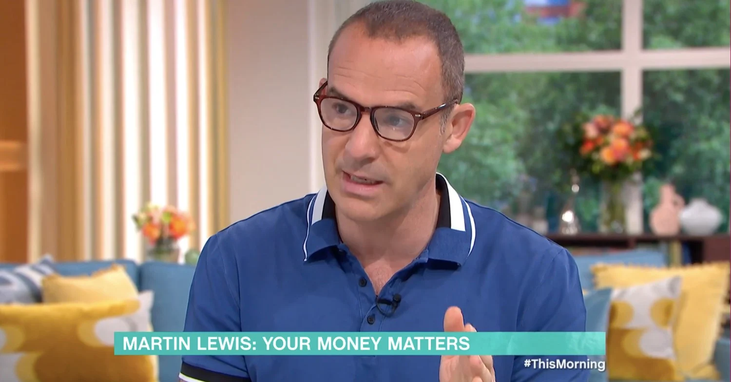 Money saving expert Martin Lewis on This Morning 