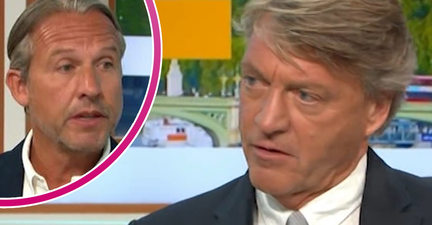 Richard Madeley presenting GMB today alongside guest
