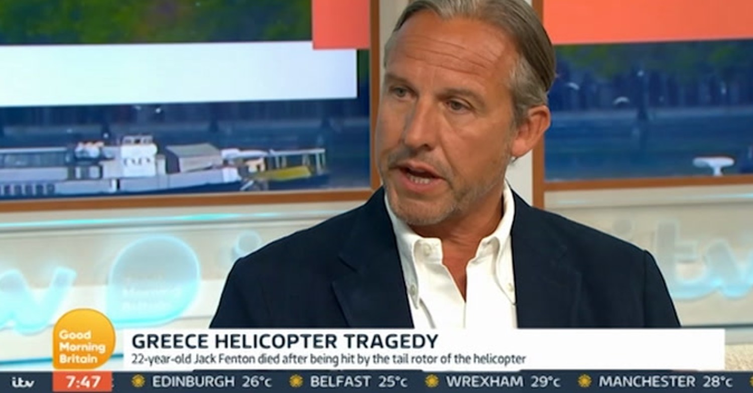 Jack Fenton's friend appearing on GMB today