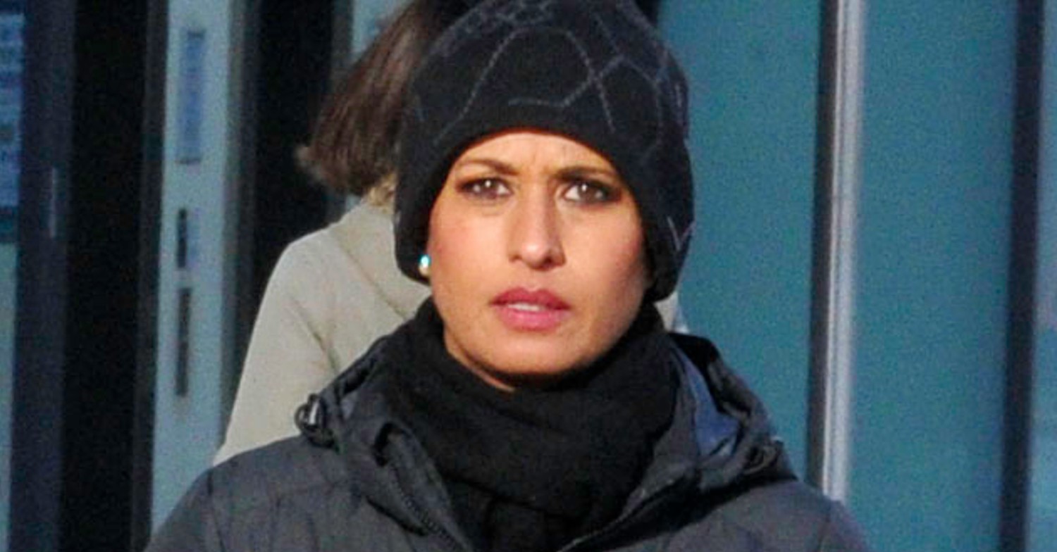 BBC Breakfast star Naga Munchetty looks bewildered outside BBC studios