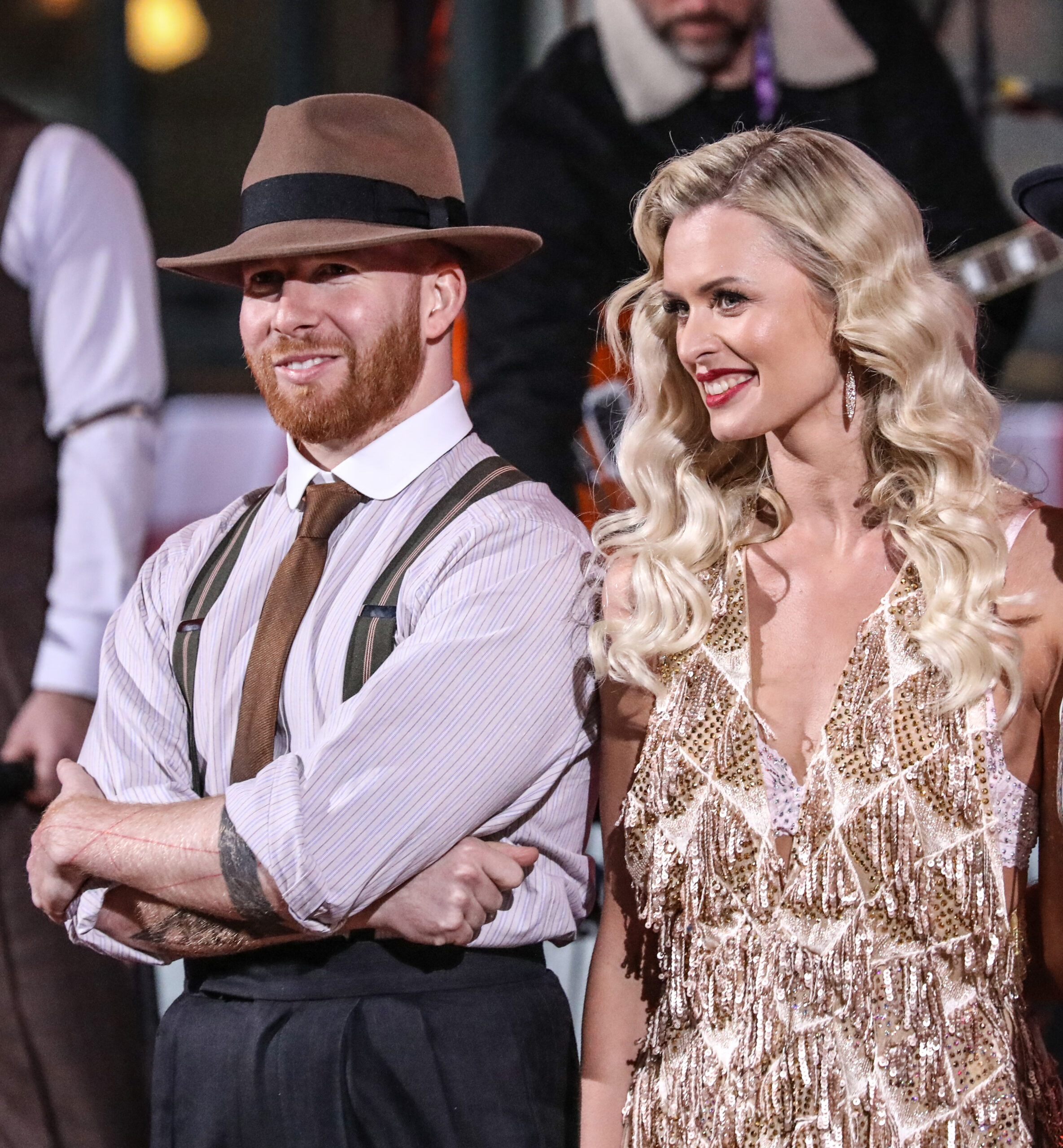 Strictly Come Dancing star Neil Jones smiling on the show