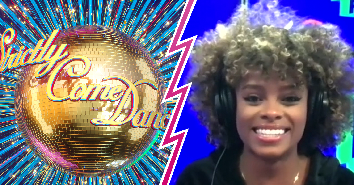 Fleur East and the Strictly logo
