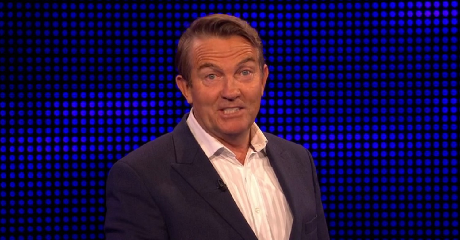 Bradley Walsh smiling on The Chase 
