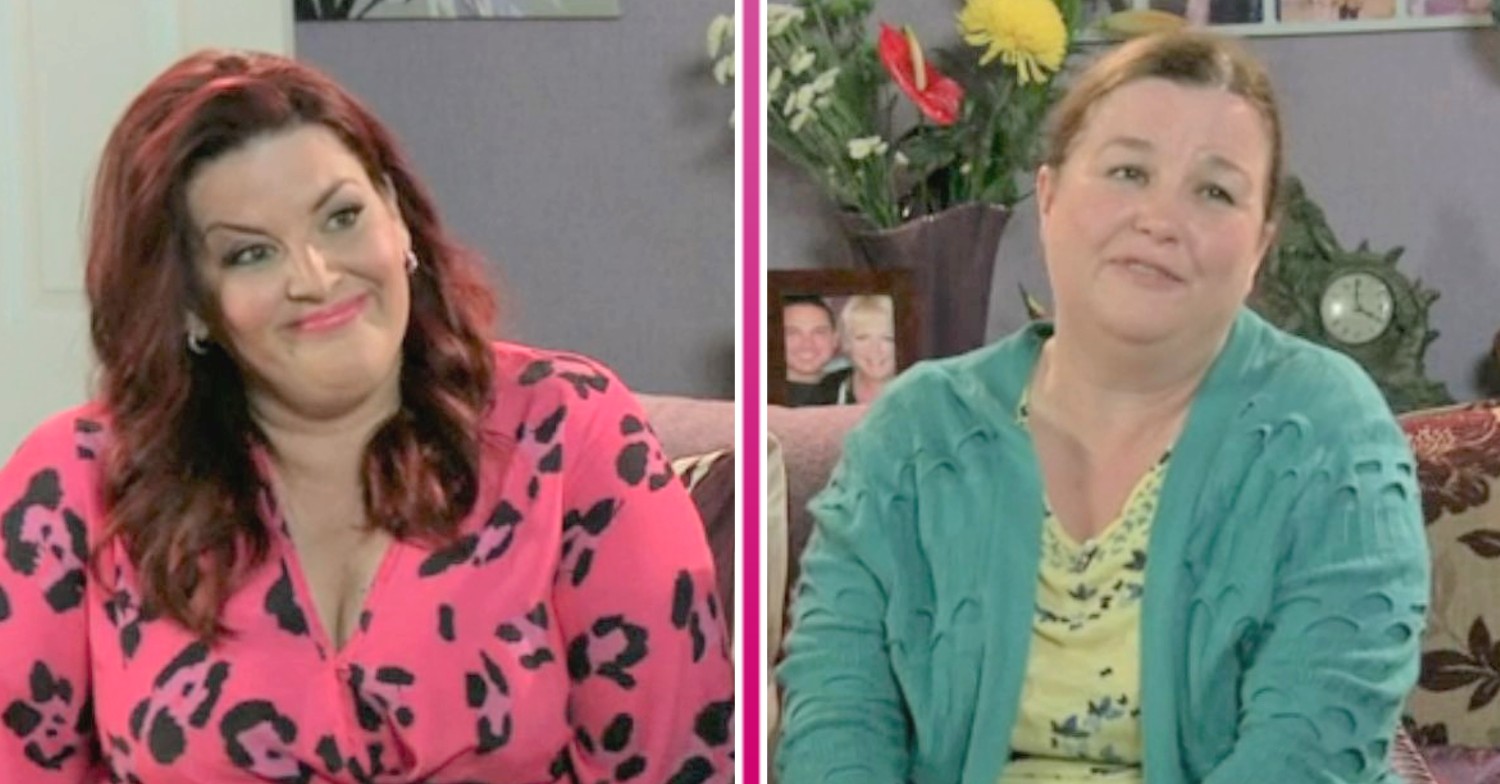 Coronation Street Glenda and Mary smile