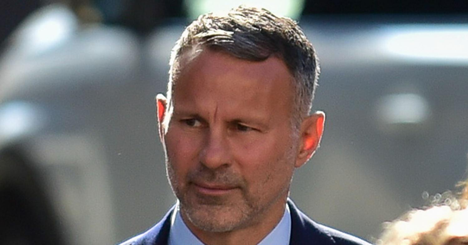 Ryan Giggs looking sombre
