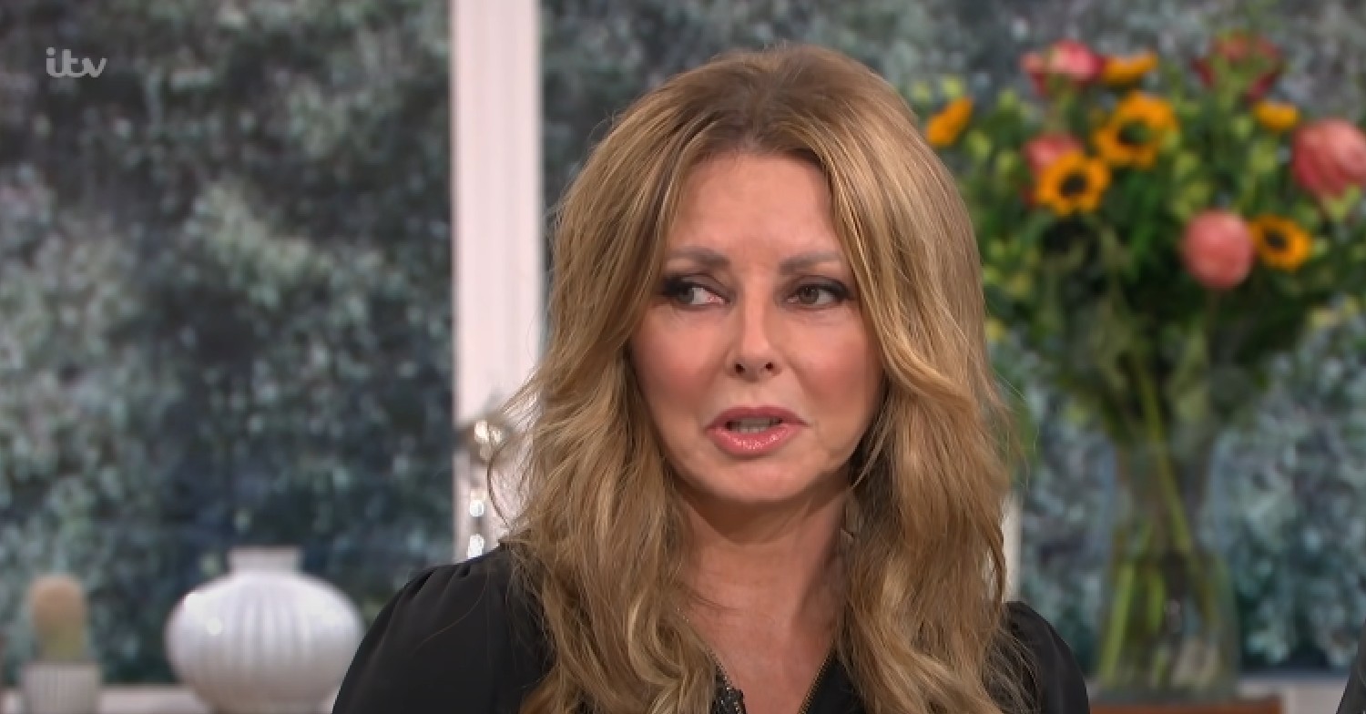 Carol Vorderman speaking on This Morning