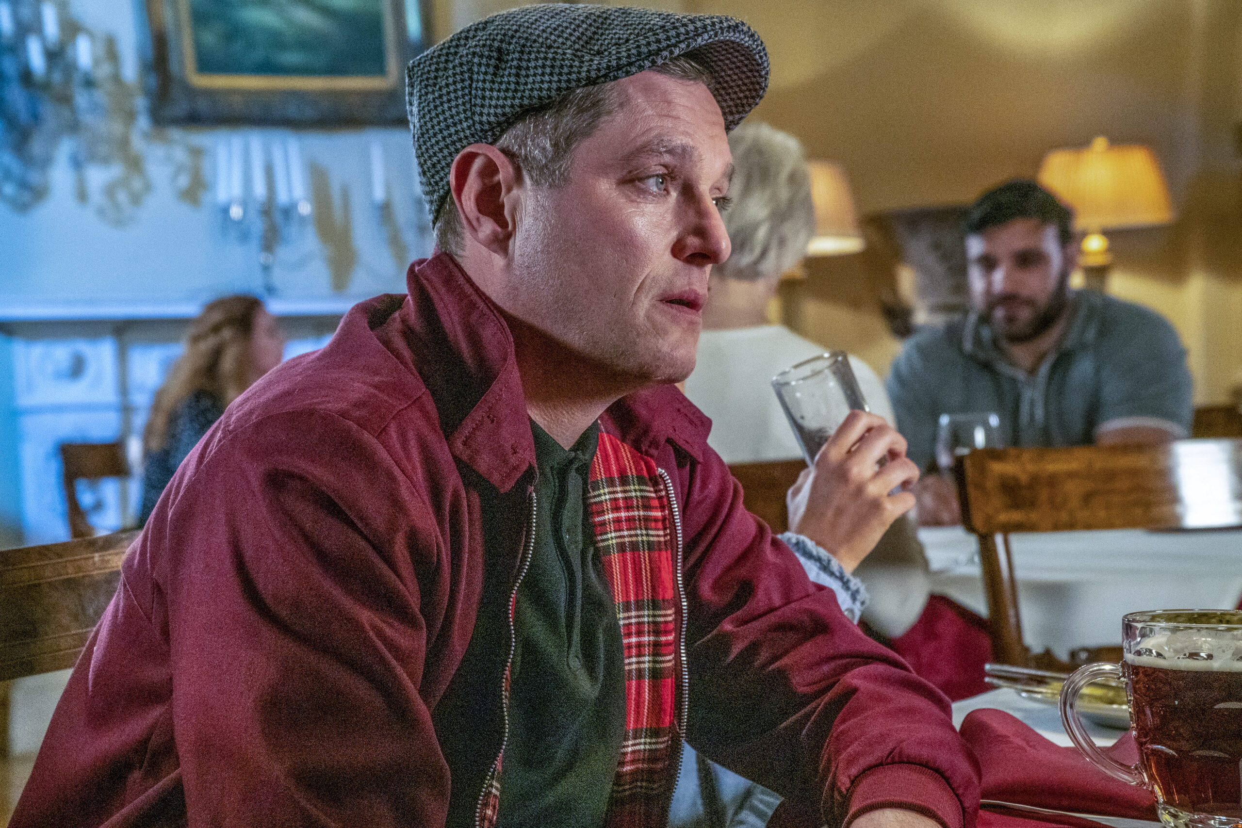 Mathew Horne as Roy Silver in Agatha Raisin: Love, Lies, and Liquor