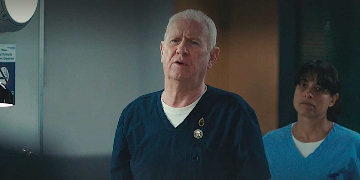 Charlie looks confused in Casualty