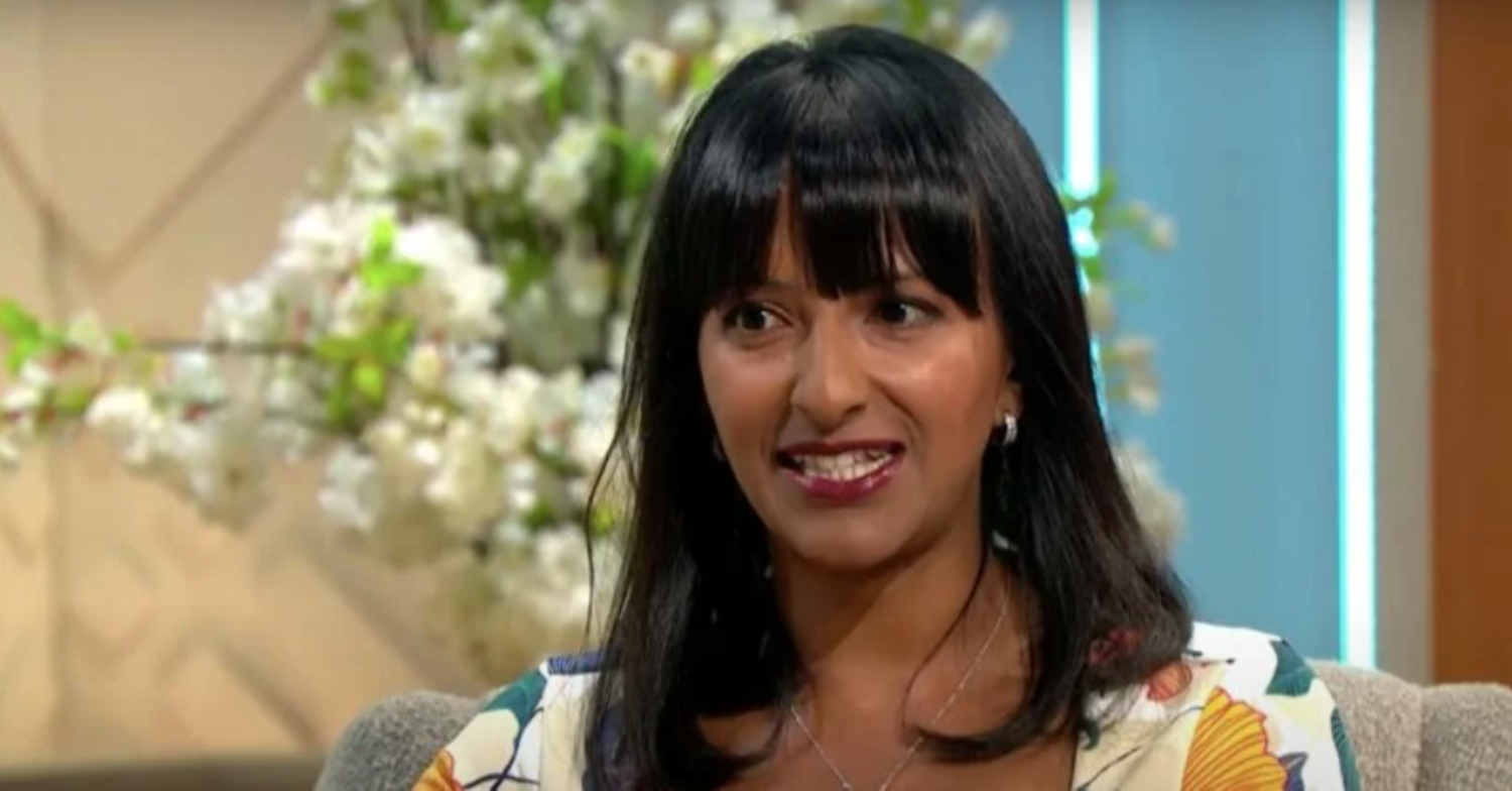 Ranvir Singh being interviewed on ITV Lorraine